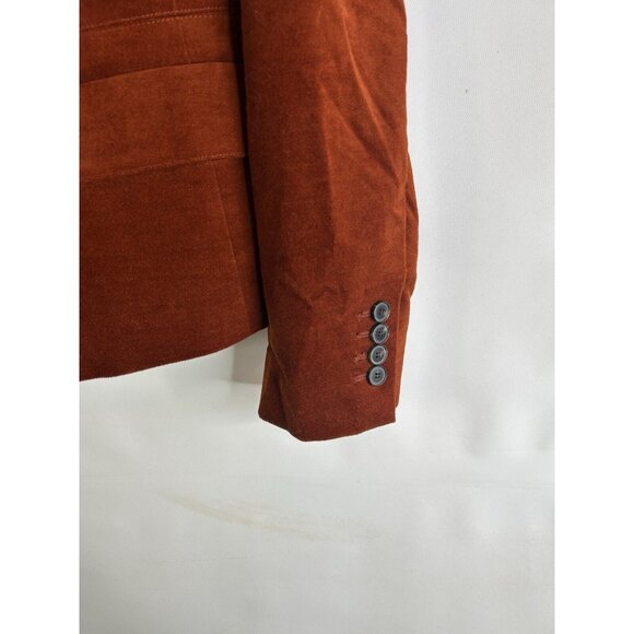 Talbots Velvet Velour Single Button Blazer Jacket Grunge - Picture 3 of 9